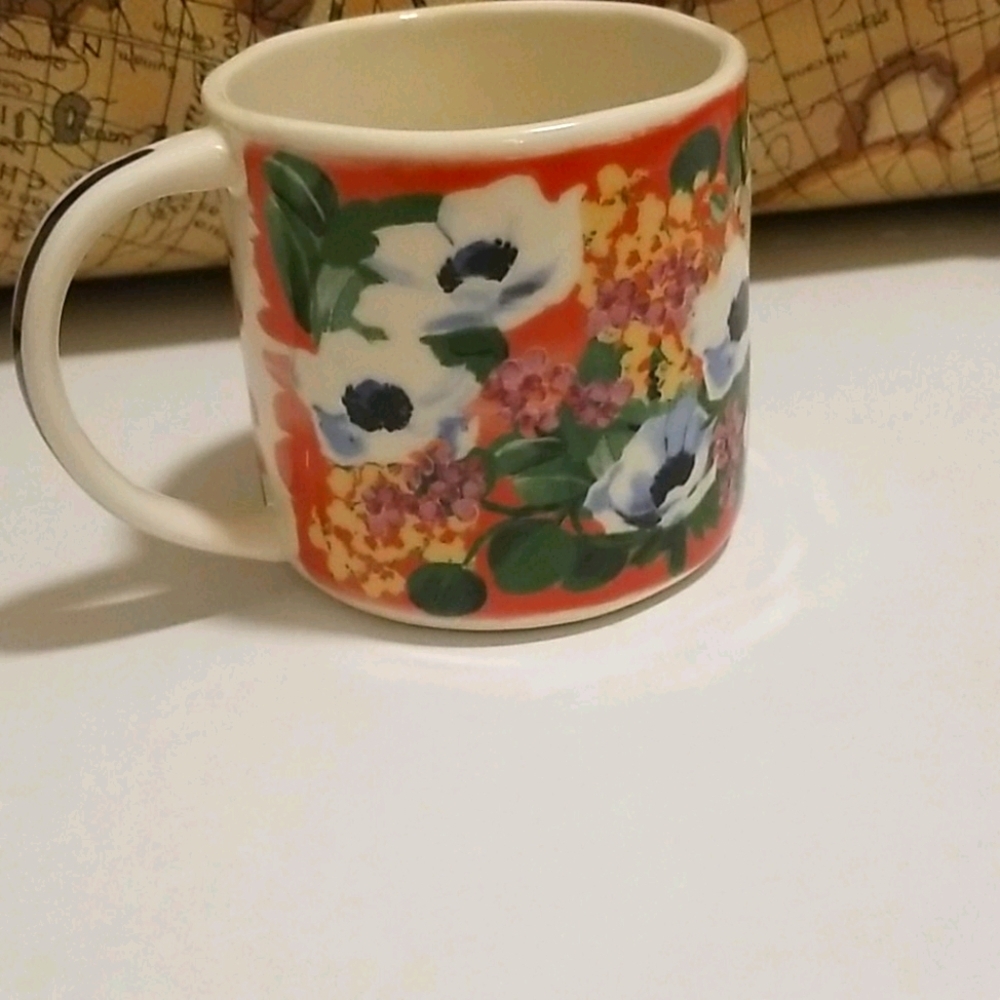 Floral Flowers Anthropologie Tea Coffee Mug